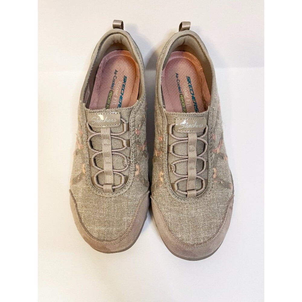 Sketchers Flex Relaxed Fit Breathe-Easy Garden Joy US 9 Sneaker SlipOn Shoes